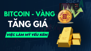 Việc làm Mỹ yếu kém - giá Bitcoin Vàng tăng giá