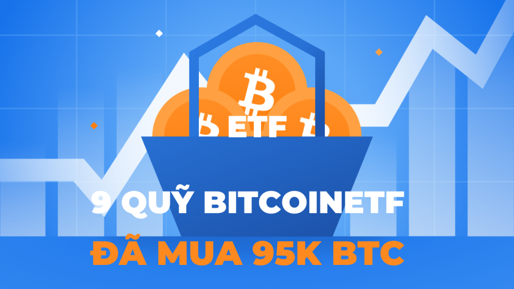 9 Bitcoin ETF Giao Ngay Tích Luỹ Hơn 95,000 BTC