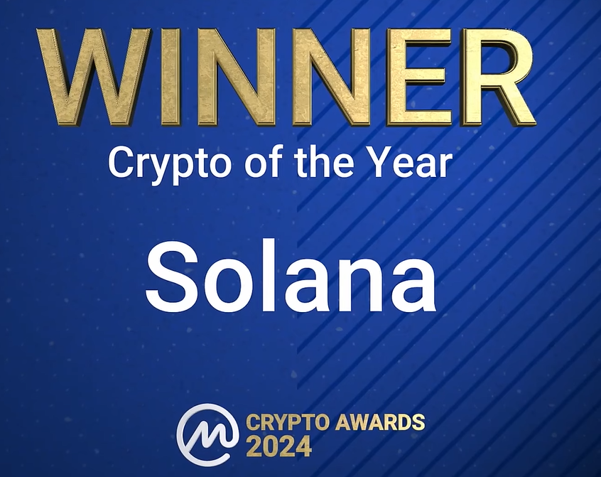Solana nhận giải "Crypto của Năm" của CoinMarketCap