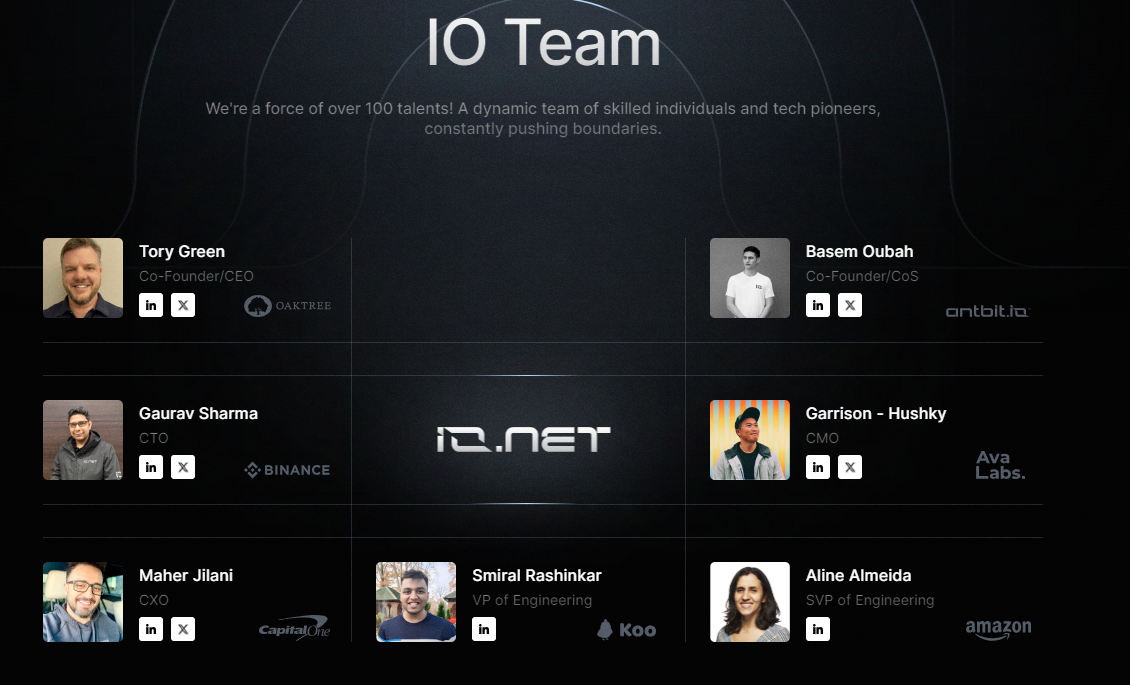 Đội ngũ phát triển của IO.net
