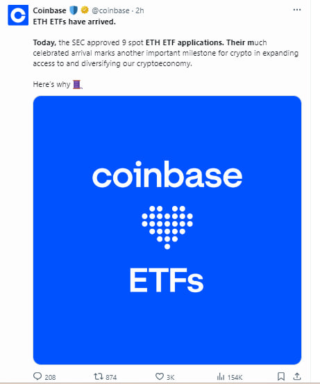 Coinbase Ethereum ETF