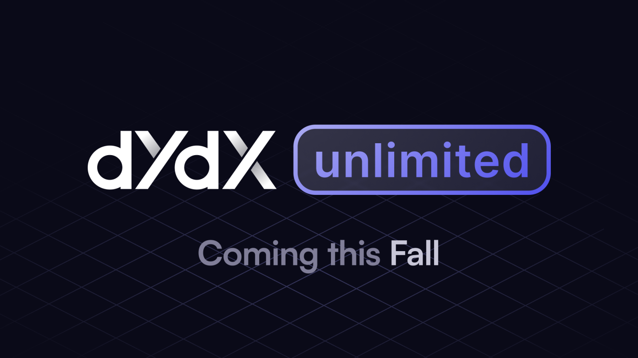 DYDX unlimited