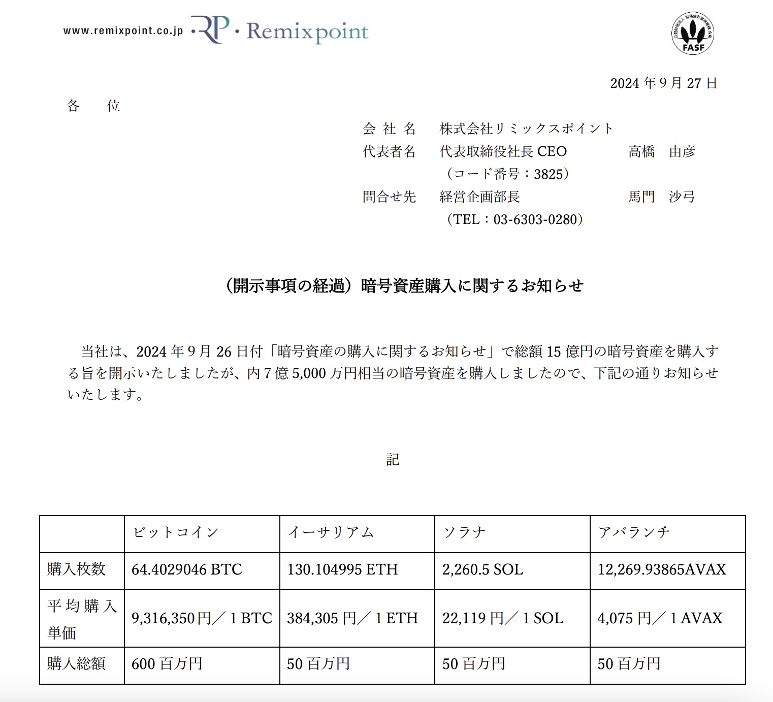 Tập Đoàn Nhật Bản Remixpoint Đầu Tư Vào Bitcoin